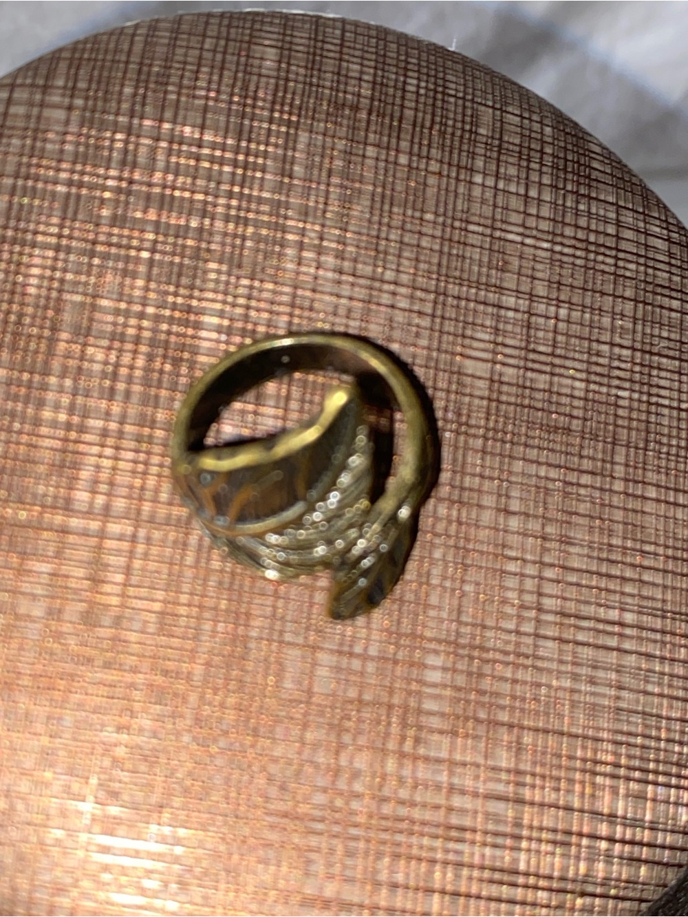 Gold-Tone Leaf Wrap Ring - Women Jewelry